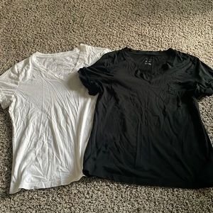 Selling both black and white shirts together